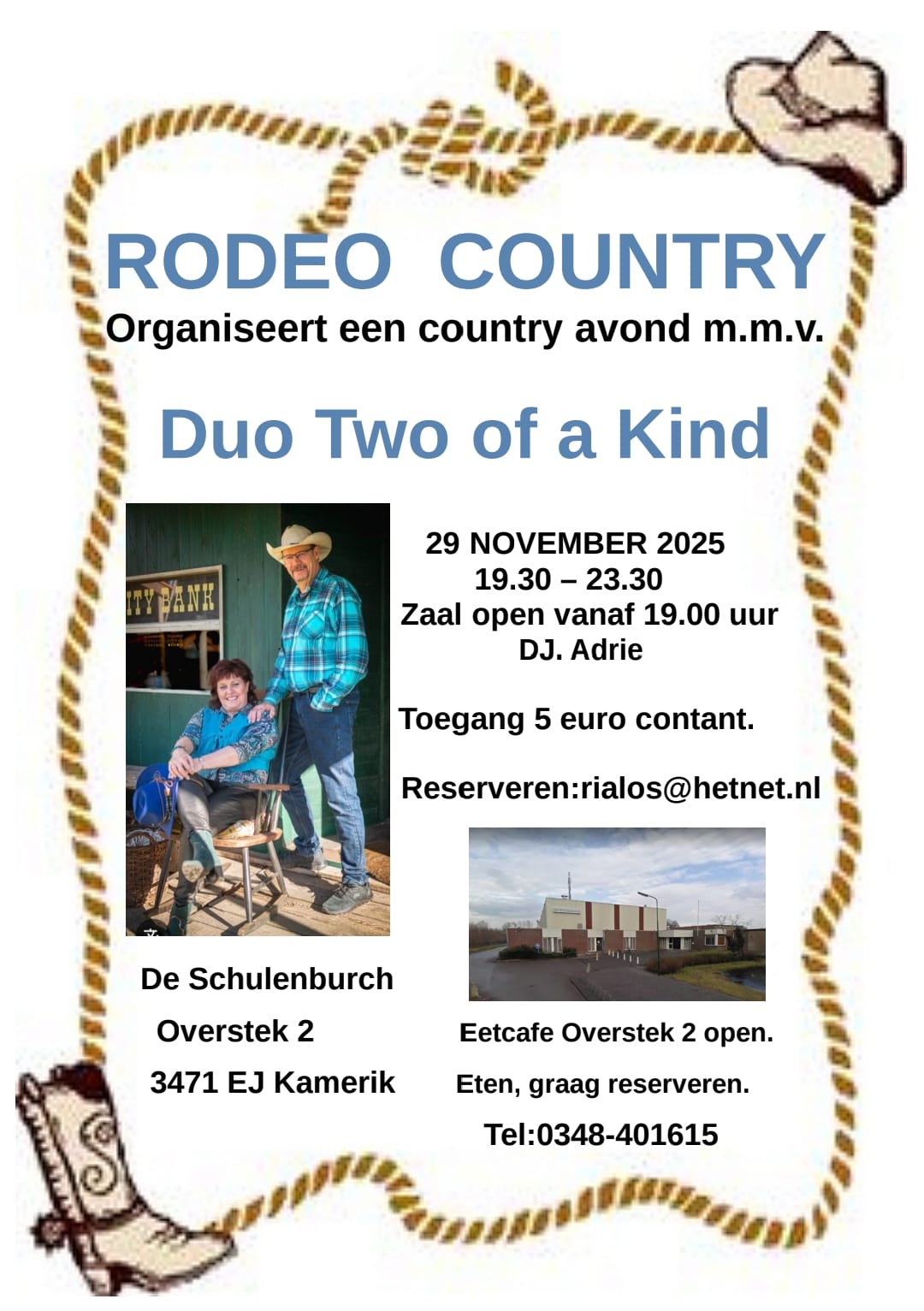 Country dans Avond